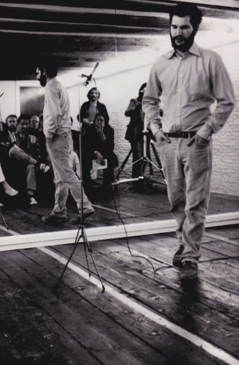 Performer Audience Mirror De Appel, Amsterdam, 1977
