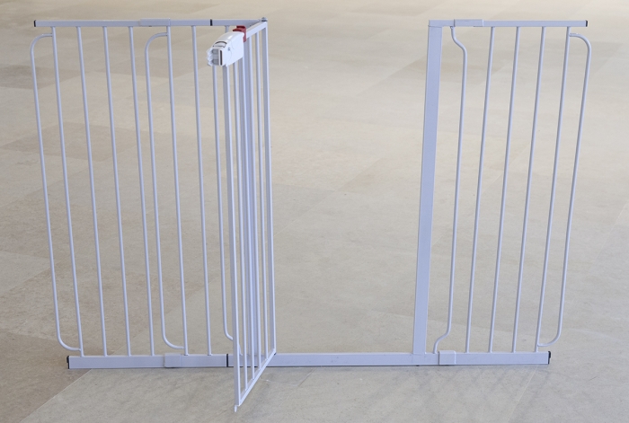 Tony Conrad Gate, 2016 Regalo Easy Step Extra Tall Walk Thru Gate 41 3/4 x 59 1/8 x 17 1/2 inches (106 x 150.2 x 44.5 cm)