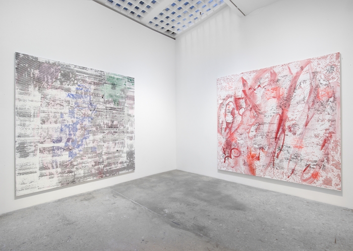 Jacqueline Humphries, Installation view, Greene Naftali, New York, 2017