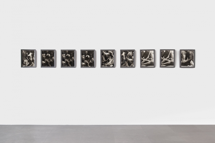 Men at War, 1975 Nine framed black & white fiber prints Framed dimensions, each element: 15 1/4 x 12 1/2 inches (35.5 x 28 cm)