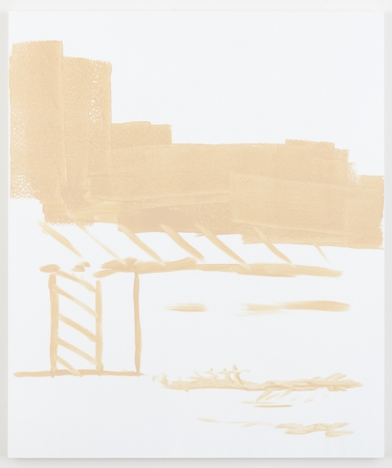 Michael Krebber Herbes de Provence MK.6071, 2018 Acrylic on canvas 50 x 42 inches (127 x 106.7 cm)