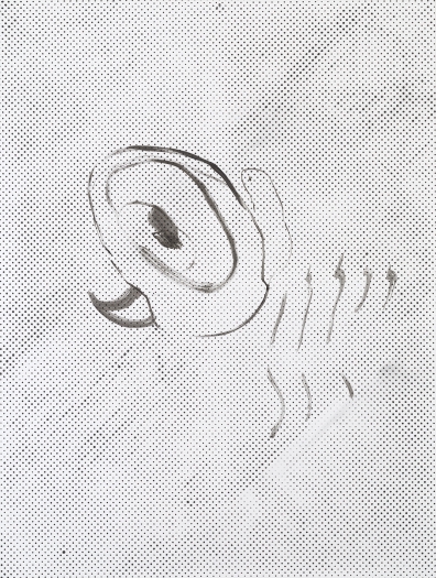 Michael Krebber MK.283, 2015 Lacquer on canvas 78 3/4 x 59 1/8 inches (200 x 150.2 cm)