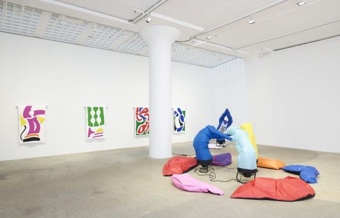 Paul Chan, Installation view, The Bather's Dilemma, Greene Naftali, New York, 2019