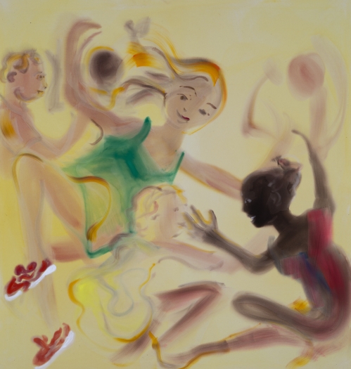 Sophie von Hellermann Lillibet's Disco, 2018 Acrylic on canvas 78 3/4 x 74 3/4 inches (200 x 190 cm)