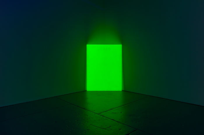Jacqueline Humphries, Installation view, the Dan Flavin Art Institute, Bridgehampton, New York. 