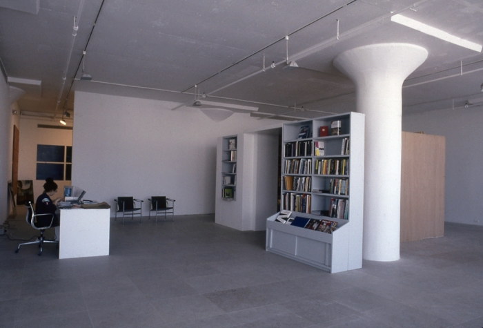 Installation view, The Bookshop Piece, Greene Naftali, New York, 1998