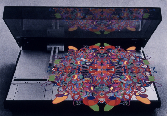 Kelley Walker, The Beogram Hi Fi System, 2002, digital print and digital file, 16 x 23 1/4 inches, edition of 5