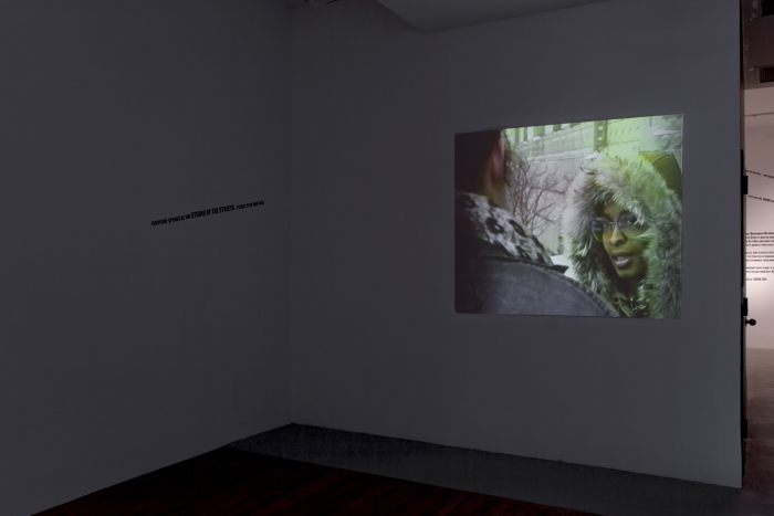 Tony Conrad, Installation view, Studio of the Streets, 80WSE Gallery, New York, 2012