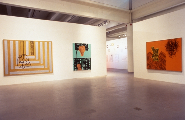 Jonathan Lasker, Installation view, Institute of Contemporary Art, University of Pennsylvania, Philadelphia, 1992