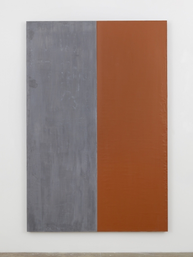 Günther Förg Untitled, 1990 Acrylic on lead on wood 94 1/2 x 63 inches (240 x 160 cm)