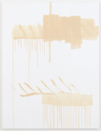Michael Krebber Herbes de Provence MK.6074, 2018 Acrylic on canvas 70 x 54 inches (177.8 x 137.2 cm)