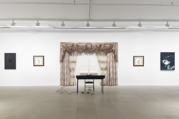 Nicolas Ceccaldi, Installation view, The Stroke of Midnight, Greene Naftali, New York