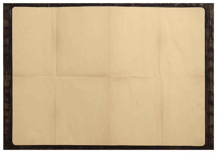 Tony Conrad Yellow Movie (No. 1) 17 Nov. 1972 Marker on paper 24 x 34 inches (61 x 86.4 cm)