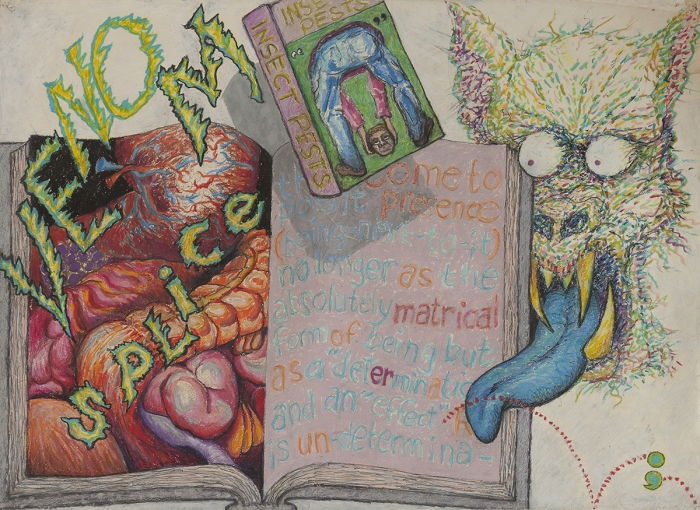 Paul Sharits Untitled, 1985 Mixed media on paper 20 1/2 x 28 1/4 inches (52.1 x 71.8 cm)