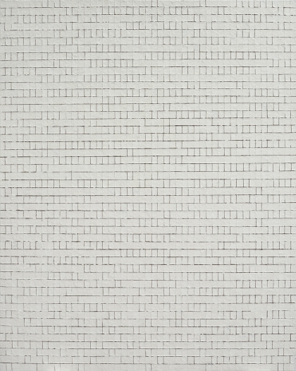 Chung Sang-Hwa Untitled 013-11-20, 2013 Acrylic and kaolin on canvas 63 7/8 x 51 3/8 inches (162.2 x 130.3 cm)