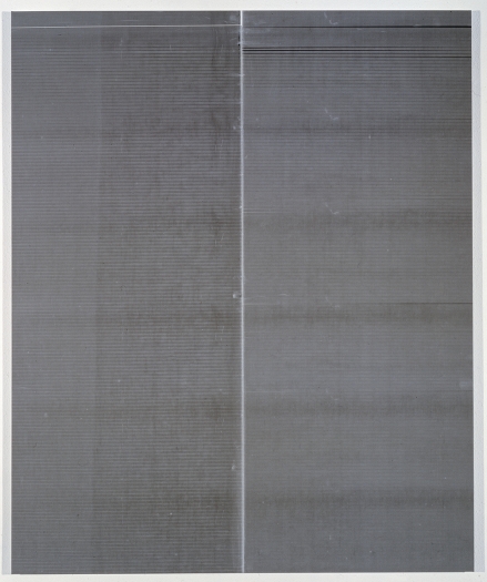 Wade Guyton, Untitled, 2009, Epson UltraChrome inkjet on linen, 84 x 69 inches