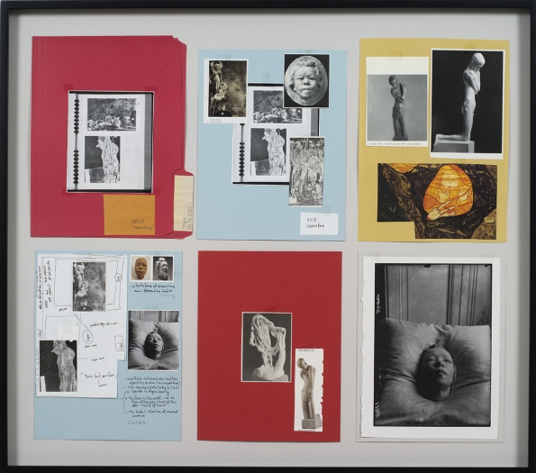 Ankoku 37 (Resource folder: Face in the wall (Hanako), 2012, Collage, 27 1/4 x 31 x 1 1/2 inches (69.2 x 78.7 x 3.8 cm)