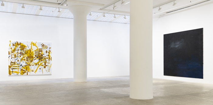 Installation view, 7 Painters, Greene Naftali, New York, 2019
