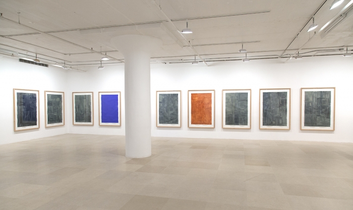 Günther Förg, Installation view, Works On Paper: 1976 - 2008, Greene Naftali, New York, 2016