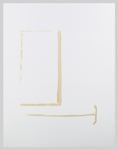 Michael Krebber MK.6077, 2018 Acrylic on canvas 70 x 54 inches (177.8 x 137.2 cm) (MK.6077)