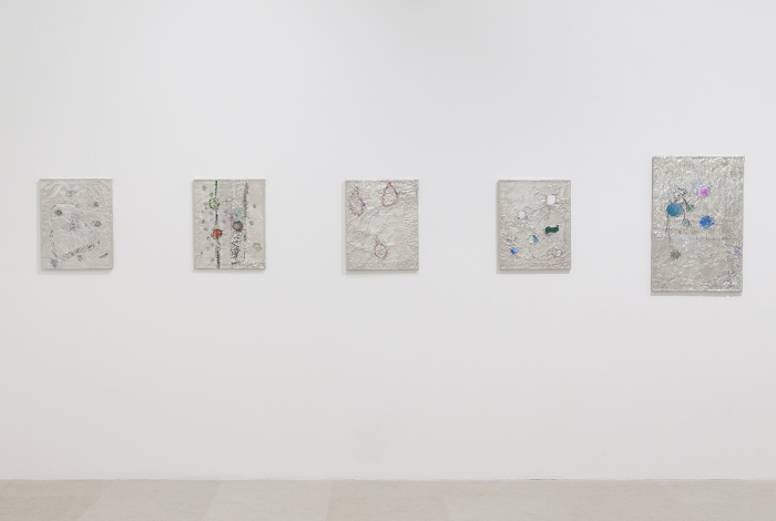 Josef Strau, Installation view, Tears and New Tears, Greene Naftali, New York, 2018