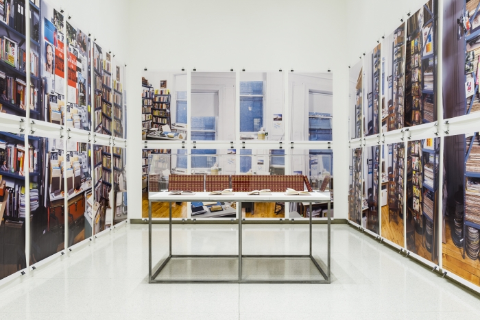 Installation view, Allen Ruppersberg: Intellectual Property 1968-2018, Walker Art Center, Minneapolis, 2018