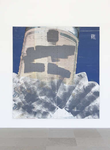 The Great Abundance, 2014, Aluminum semi-trailer, 95 1/8 x 89 7/8 inches