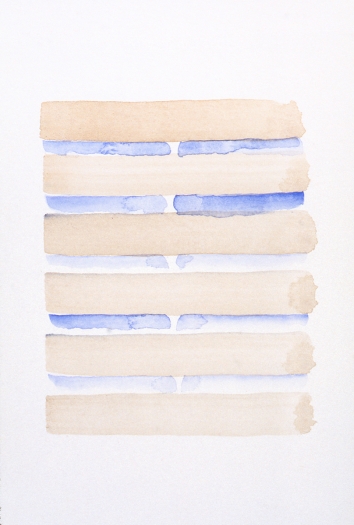 Juan Uslé, Untitled, 1998, Watercolor on paper, 12 x 9 inches