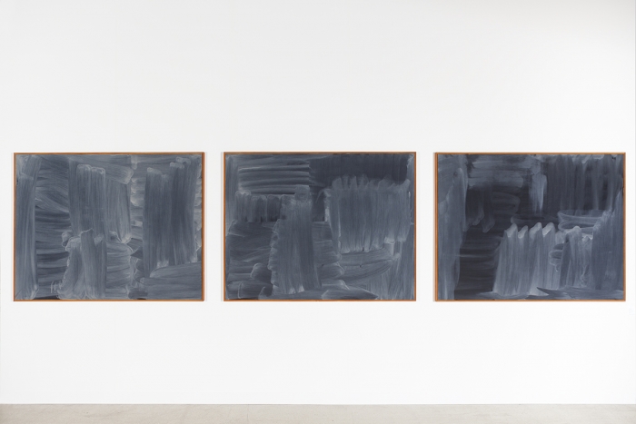 Untitled, 1996 Acrylic on wood 47 1/4 x 63 inches each