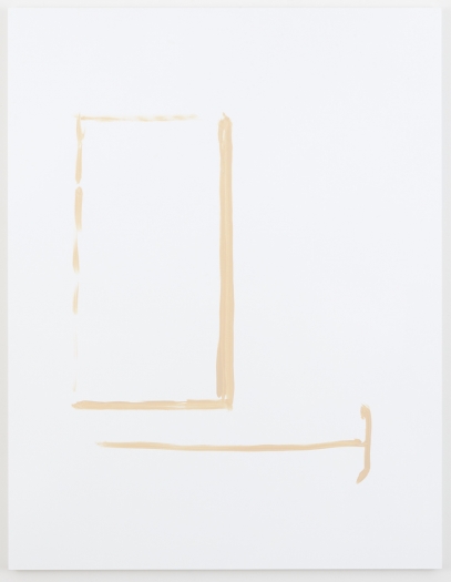 Michael Krebber Herbes de Provence MK.6077, 2018 Acrylic on canvas 70 x 54 inches (177.8 x 137.2 cm) (MK.6077)