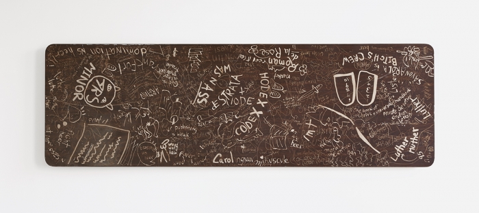 Paul Chan, Etched table large, 2012
