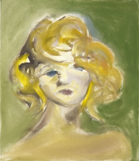 Sophie von Hellermann, Untitled (Cold as a Witch's Tit), 2013, Pigment and acrylic emulsion on canvas, 28 x 24 inches