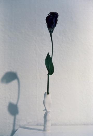Casting - Open Wide, 1996, Hydrocal, plaster, 3 3/4 x 7/8 x 1 1/4 inches