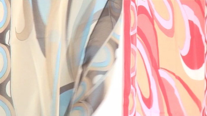 Hilary Lloyd Scarves, 2017 Single-channel video, looped