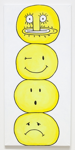 Jana Euler Before words, 2015 Oil on canvas 82 3/4 x 31 1/2 inches (210.2 x 80 cm)