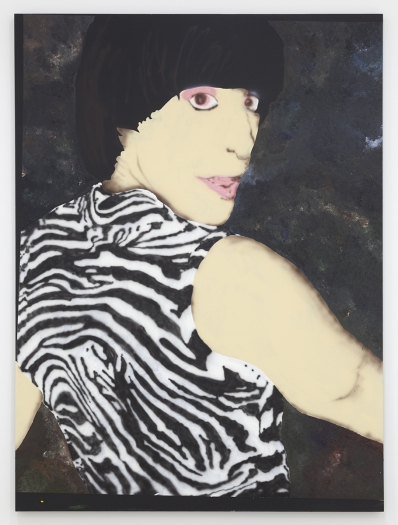 Mathieu Malouf Brüno, 2015 Oil and polymer on linen 106 3/8 x 78 3/4 x 1 3/8 inches (270 x 200 x 3.5 cm)