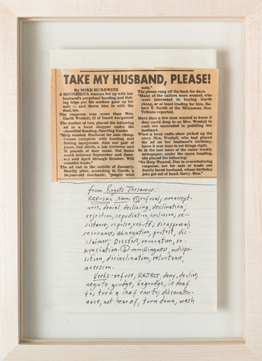Candy Jernigan, Rejection, 1983 (detail)