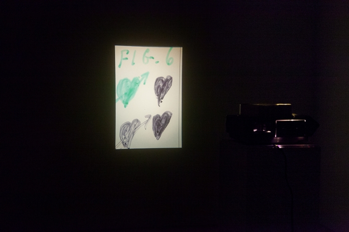Marcel Broodthaers, Sex Film, 1971-1972, 33 Slides, felt pen on blank film, Dimensions variable