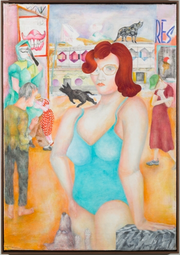 Katharina Wulff Untitled, 2012 Oil on canvas canvas: 34 1/4 x 23 5/8 inches (87 x 60 cm) frame: 35 1/8 x 24 5/8 inches (89.2 x 62.5 cm)
