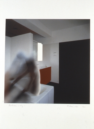 Richard Hamilton, Bathroom - Fig. 1, 1997, Iris giclee print - image created on a quantel paintbox and output to disc, 24 1/2 x 22 1/2 inches