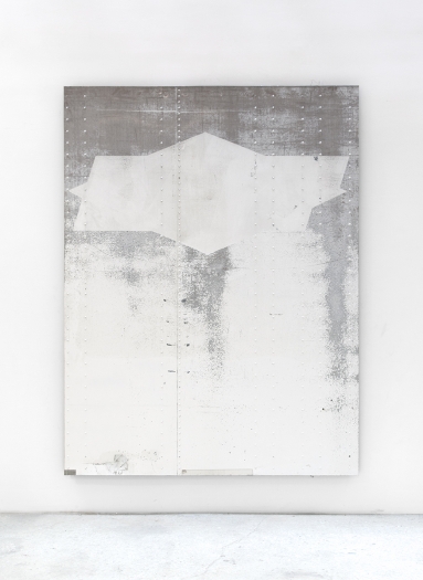 In Procession, 2014, Aluminum semi-trailer, 100 1/2 x 75 1/4 inches