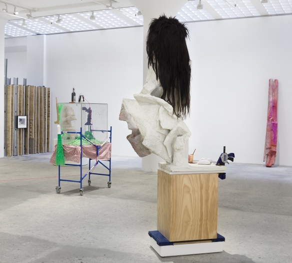 Rachel Harrison Installation view, Prasine, Greene Naftali, New York, 2017