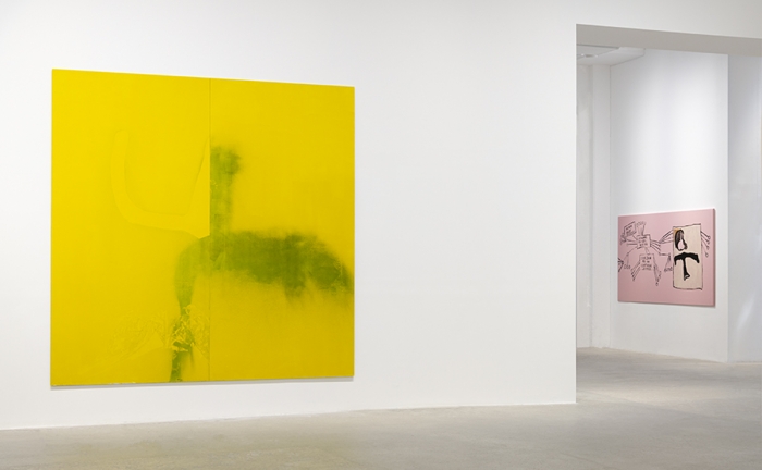 Installation view, 7 Painters, Greene Naftali, New York, 2019