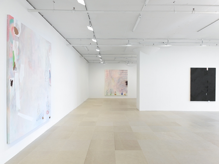 Monika Baer, Installation view, on hold, Greene Naftali, New York, 2015