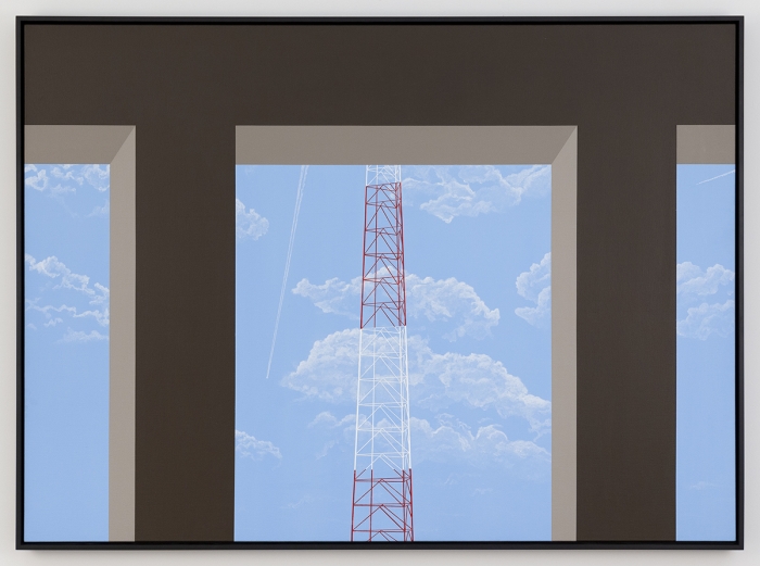 Allan D'Arcangelo Pi in the Sky, 1981-1982 Acrylic on Canvas 48 x 66 inches (121.9 x 167.6 cm)
