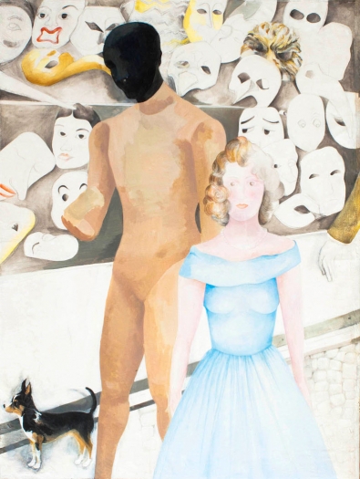 Katharina Wulff, Untitled, 2010, oil and charcoal on canvas, 63 x 47 3/8 inches