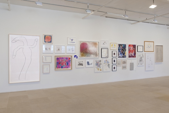 Installation view, Works on Paper, Greene Naftali, New York, 2015