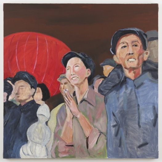 Gang Zhao, National Celebration, 2018, Oil on canvas, 63 x 63 inches (160 x 160 cm)