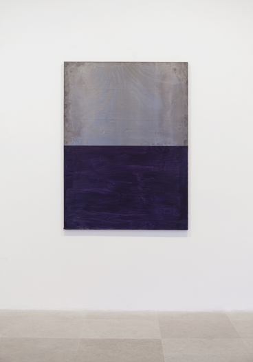 Untitled, 1992 Acrylic on lead on wood 59 x 43 1/4 inches