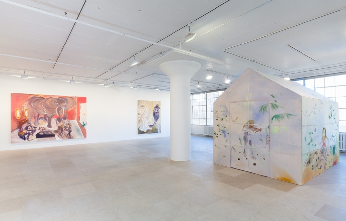 Sophie von Hellermann, Installation view, Novel Ways, Greene Naftali, 2013